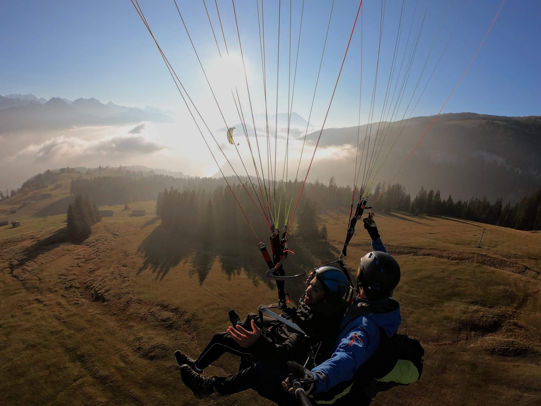 Soar into the Sun A stunning Interlaken paragliding perspective (4)